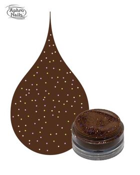Aphro Nails color acrylic powder Chocho Brown 3,5g