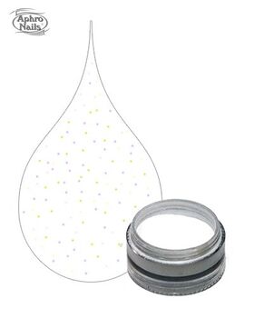 Aphro Nails color acrylic powder Sparkling White 3,5g