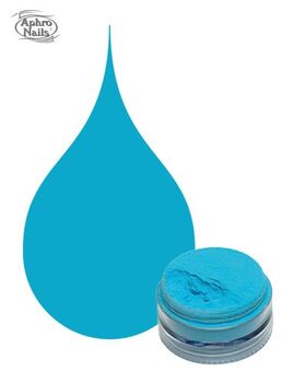 Aphro Nails color acrylic powder Neon Blue 3,5g