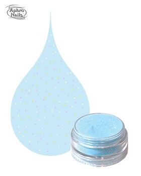 Aphro Nails color acrylic powder Misty Blue 3,5g