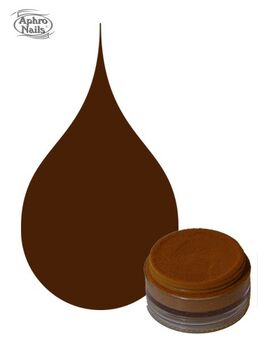 Aphro Nails color acrylic powder Brown 3,5g