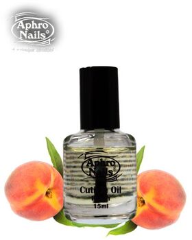 Aphro Nails cuticle oil peach 15ml