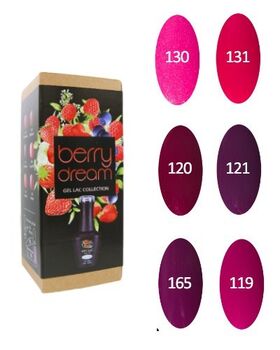 Aphro Nails BERRY DREAM gel lac set 3