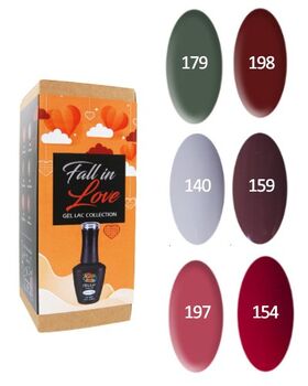 Aphro Nails FALL IN LOVE gel lac set 3