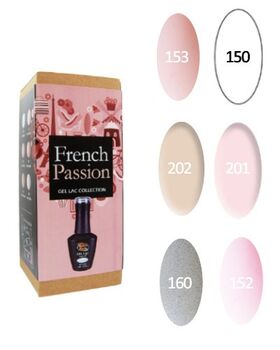 Aphro Nails FRENCH PASSION gel lac set 3