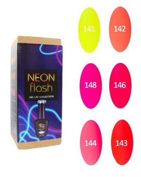 Aphro Nails NEON FLASH gel lac set 3
