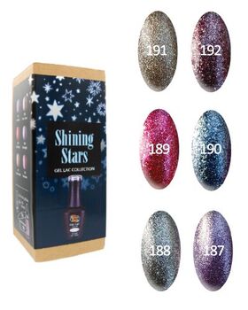 Aphro Nails SHINING STARS gel lac set 3