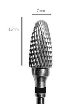 Aphro Nails Pro-line carbide artificial nail drill bit bowl-shaped