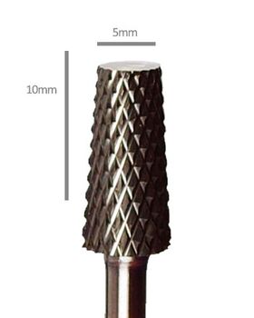 Aphro Nails Pro-line carbide artificial nail drill bit rounded cylinder