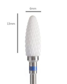 Aphro Nails Pro-line ceramic artificial nail bit bowl-shaped