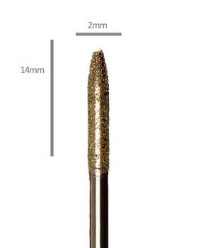 Aphro Nails Pro-line diamond artificial nail narrow cone-shaped