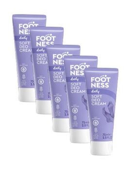 Footness Soft Deo Cream package (5x75 ml)