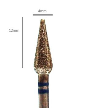 Pedi Planet diamond bit drop-shaped (medium grit)