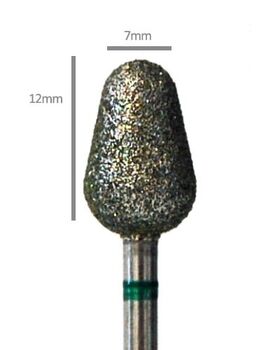Pedi Planet diamond bit medium mace-shaped (coarse)