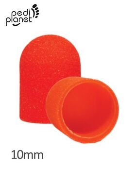 Pedi Planet plastic sanding cap 10mm Medium 5pcs