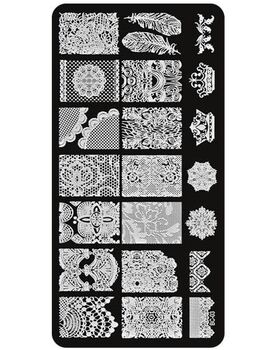 Aphro Nails nail stamping plate Texture Pattern BC03