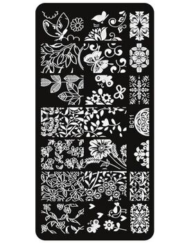 Aphro Nails nail stamping plate Leaf Maniac BC11