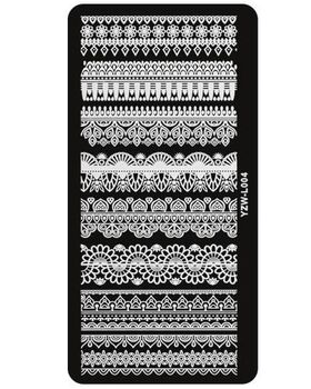 Aphro Nails nail stamping plate Lace Pattern YZW-L04