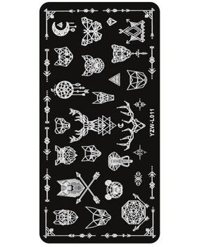 Aphro Nails nail art plate Constellation YZW-L11