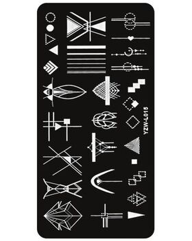 Aphro Nails nail stamping Linear YZW-L15