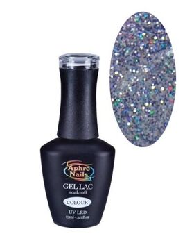 Aphro Nails gel lac Violet glitter 13ml 268