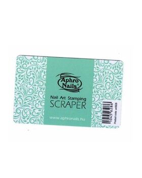 Aphro Nails nail stamping polish remover card