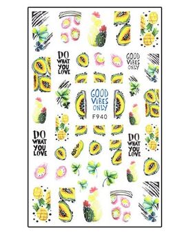 Aphro Nails nail sticker Exotic Fruits F940