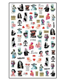 Aphro Nails nail sticker Flawsome F790