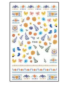 Aphro Nails nail sticker Meadow Flowers F848