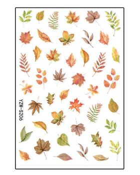 Aphro Nails nail sticker Autumn YZWS206