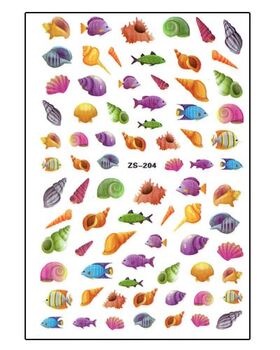 Aphro Nails nail sticker Find your shells ZS204