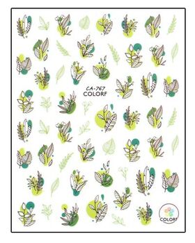 Aphro Nails nail sticker Green field CA767