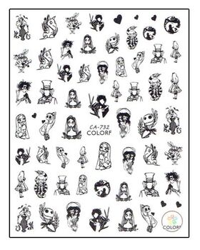 Aphro Nails nail sticker Little Nightmare ca732