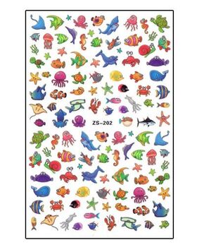 Aphro Nails nail sticker Sea playground ZS202