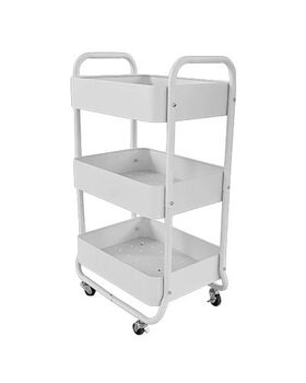 Carello metal tool trolley with 3 shelves