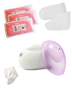 Complete set for paraffin treatment BASIC - purple white