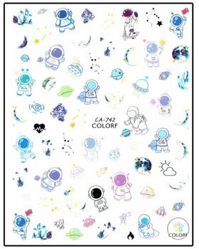 Nail sticker Austronaut CA742