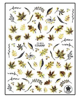 Nail sticker Forest Leafs CJ013