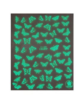 Nail Sticker Glow Butterfly CY009