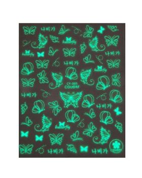 Nail Sticker Glow Flying Magic CY009