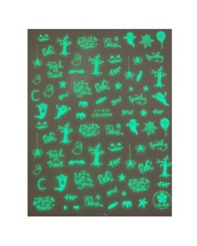 Nail Sticker Glow Halloween CY010