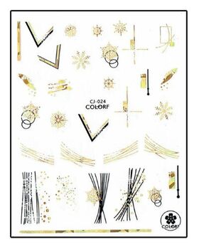 Nail sticker Ice Flower CJ024