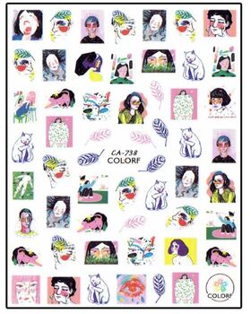 Nail sticker Melady CA738