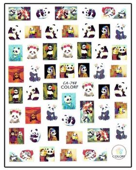 Nail sticker Panda CA748