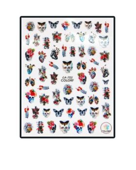 Nail Sticker Skull CA725