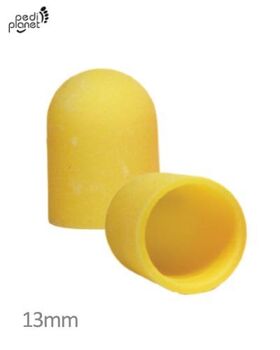 Pedi Planet plastic sanding cap 13mm Fine 5pcs