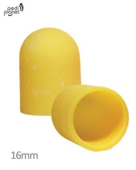 Pedi Planet plastic sanding cap 16mm Fine 5pcs