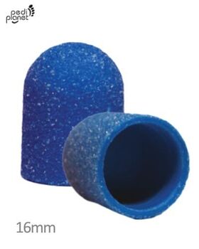 Pedi Planet plastic sanding cap 16mm Coarse 5pcs
