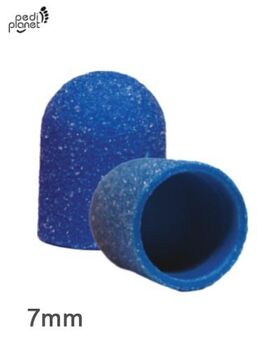 Pedi Planet plastic sanding cap 7mm Coarse 5 pcs