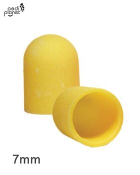 Pedi Planet plastic sanding cap 7mm Fine 5 pcs